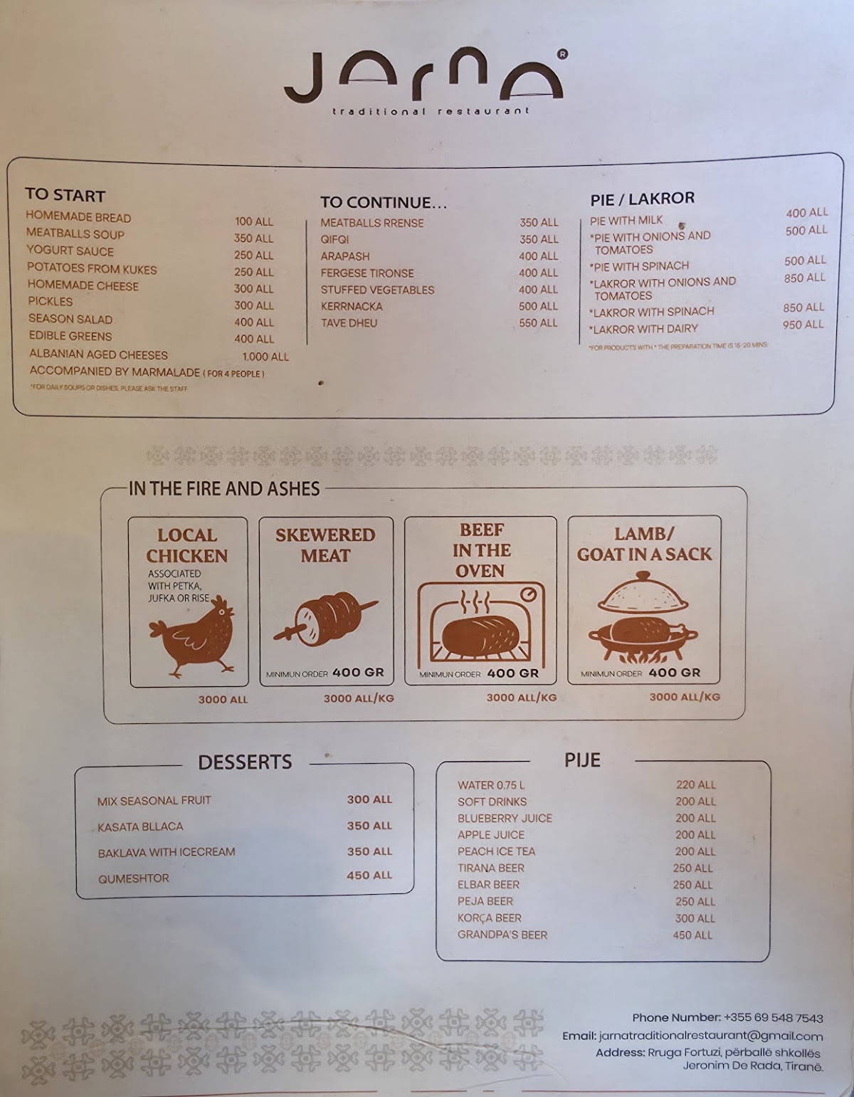 Jarna Traditional Restaurant